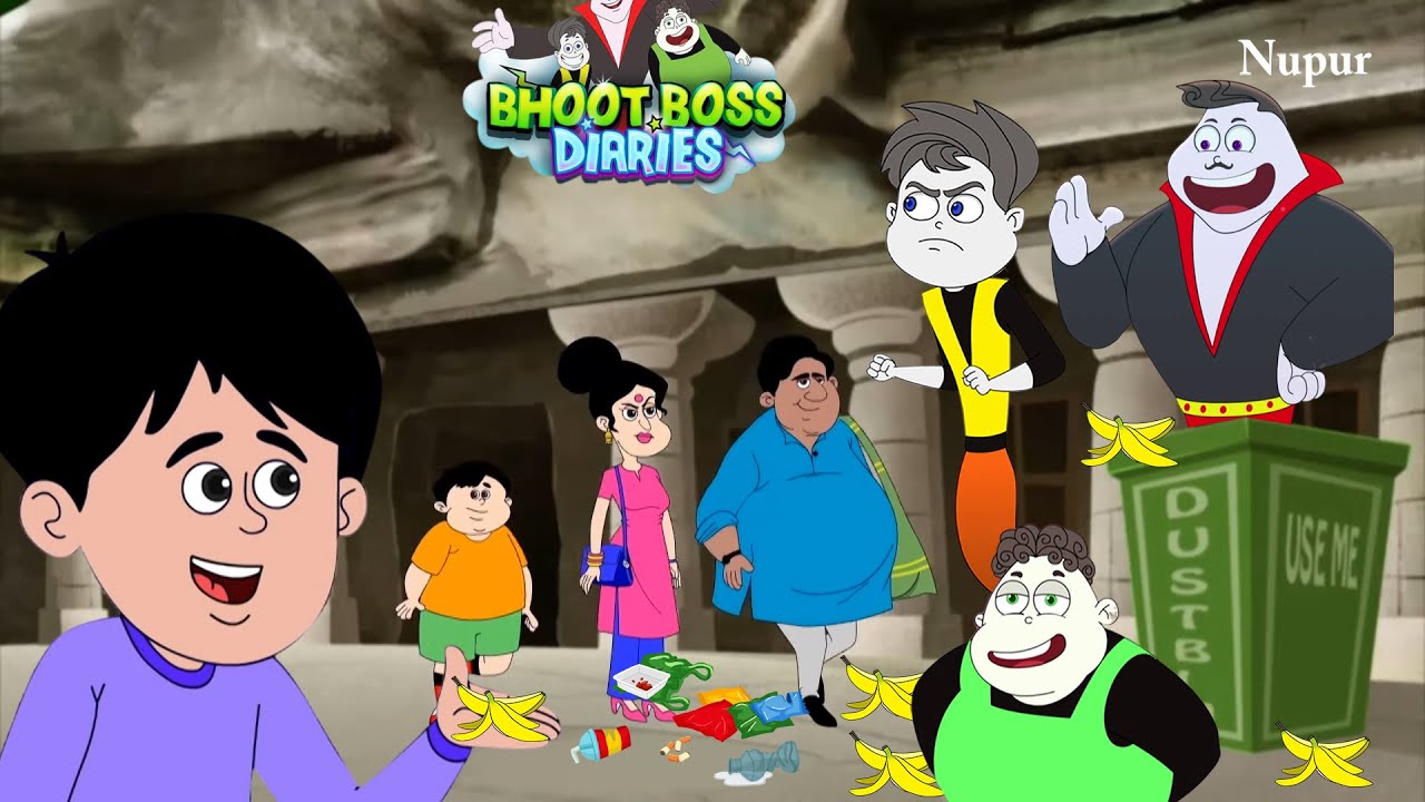 Thakela और Pakela ने सिखाया 🤡 मोटू Uncle को 🥴 सबक I Moral Stories For Kids I Bhoot Boss Diaries