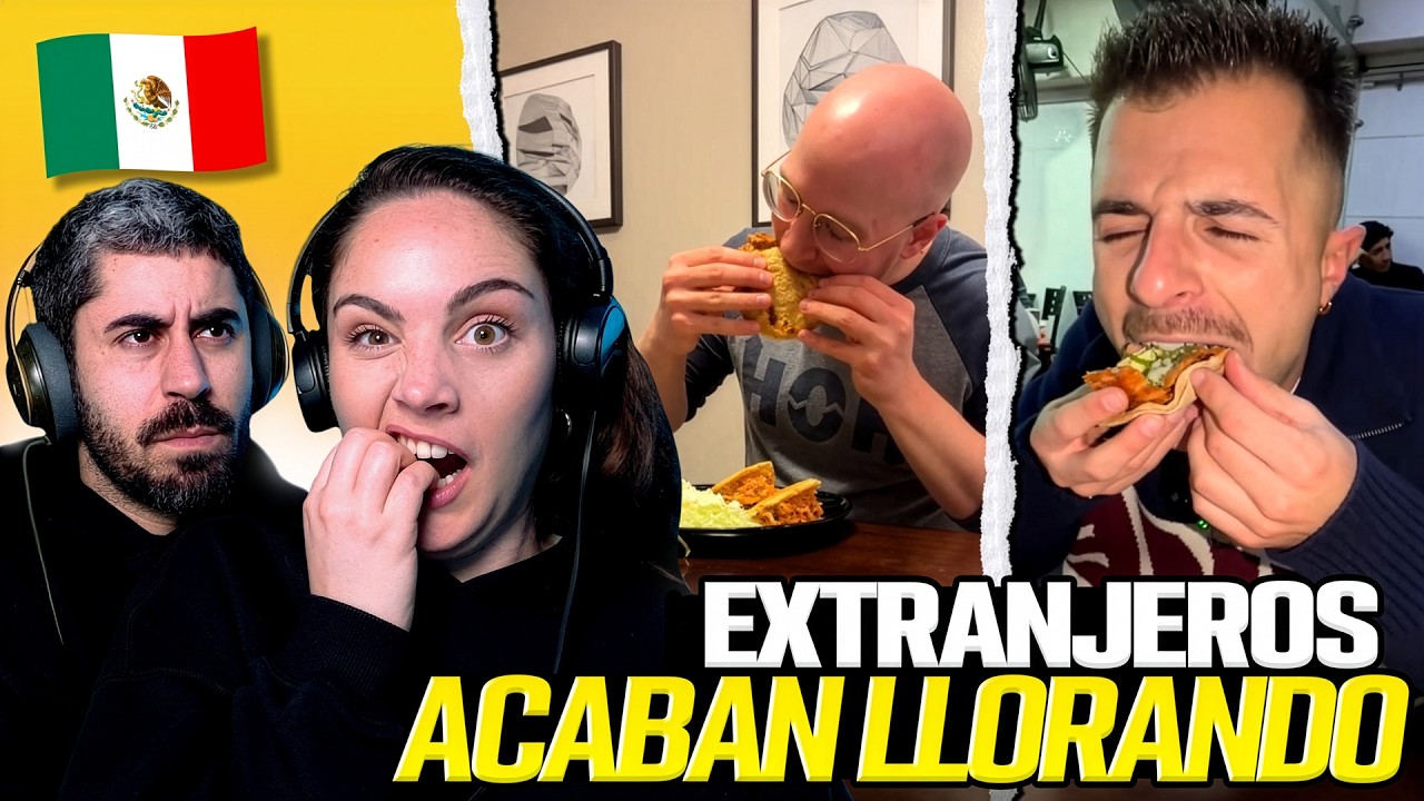 COMIDA MEXICANA hizo LLORAR a estos extranjeros 🇲🇽 esto NO se lo esperaban