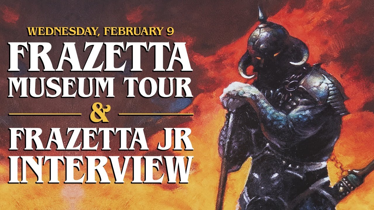 Frazetta Art Museum Tour with Lori & Frank Frazetta Jr. Interview | Frank Frazetta Day!
