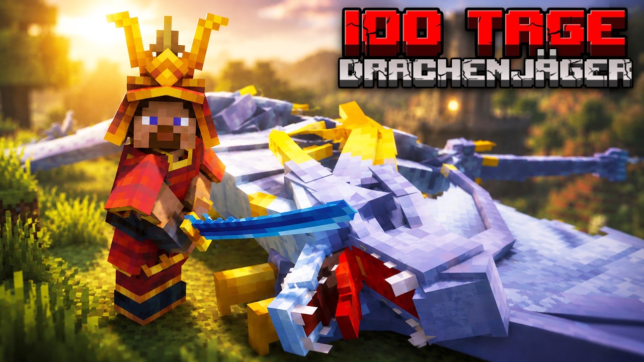 100 Tage Minecraft als Drachenj&auml;ger [Der Film]