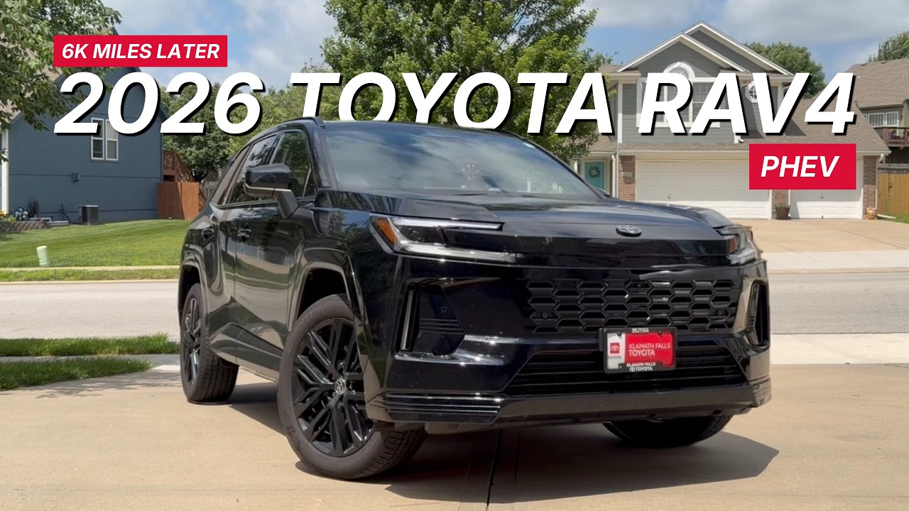 Обзор Toyota RAV4 PHEV 2026 года после 6000 миль | Что мне нравится, что бесит, а чего я не ожидал