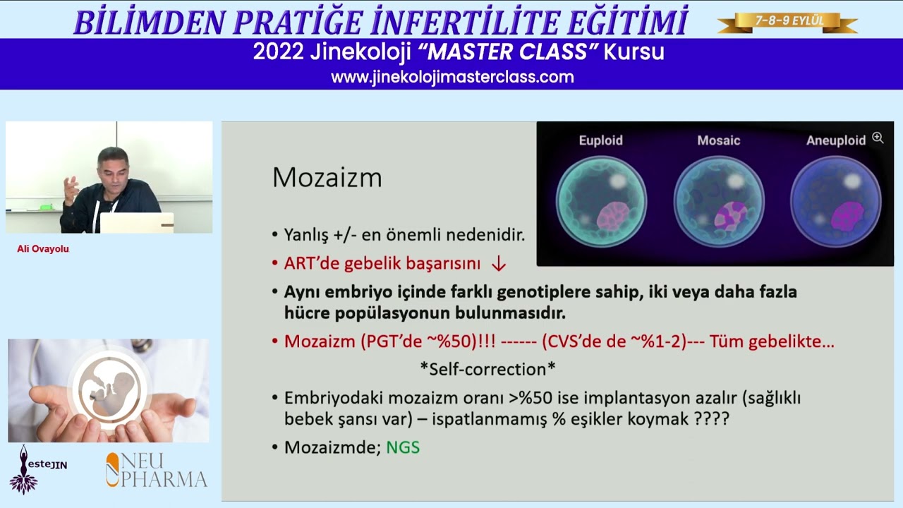 Preimplantasyon Genetik Tarama / Doç.Dr. Ali Ovayolu
