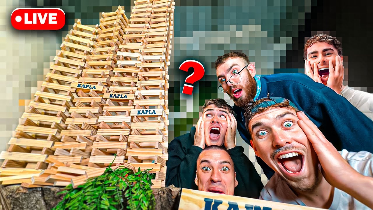 On Construit une Tour de Kapla Monstrueuse dans Notre Nouveau Studio ! (Best of)