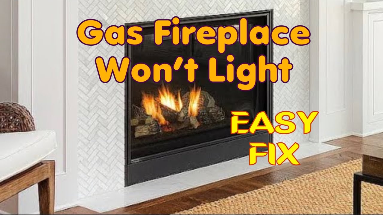 GAS FIREPLACE WON’T LIGHT🔥 (FIXED)