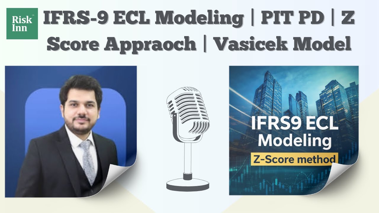 IFRS-9 ECL Modeling | PIT PD |  Z Score Approach |  Vasicek Model