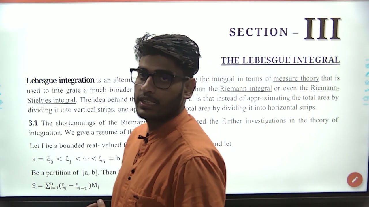 Measure and Integration Theory || Lebesgue Integral || Unit-3 || Lecture -1 || M.Sc Mathematics