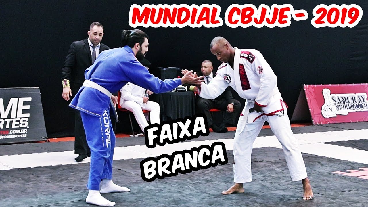 Jiu Jitsu - Luta - Faixa Branca - Mundial CBJJE - 2019