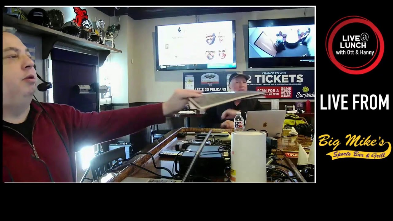 Super Bowl set, best portal class ever, SEC Hoops..Live at Lunch from Big Mike's 1-26-26