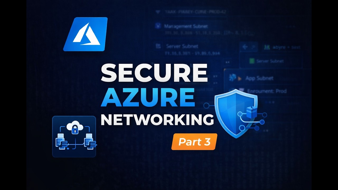Building a Secure Azure Environment – Networking & Subnet Segmentation (Part 3)