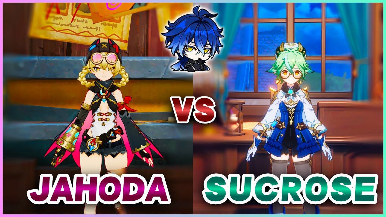 Can Jahoda replace Sucrose in Flins Team? | Jahoda VS Sucrose Comparison | Genshin Impact