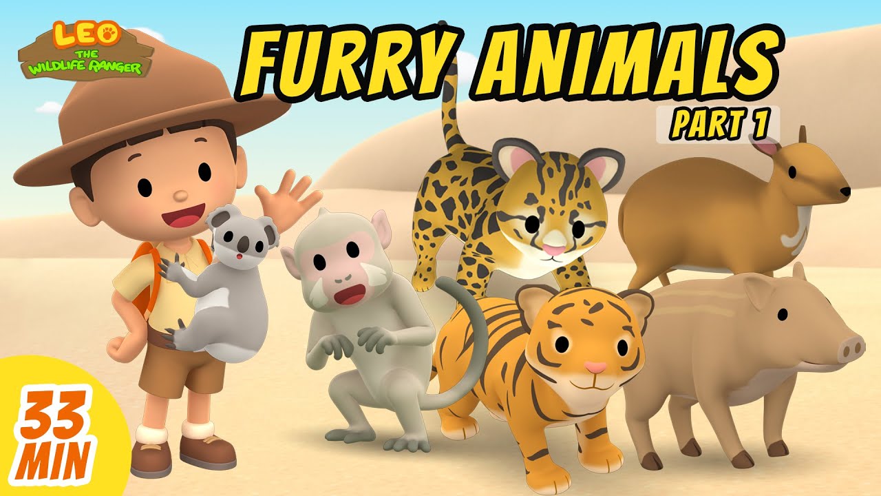Furry Animals Minisode Compilation (Part 1/4) - Leo the Wildlife Ranger | Animation | For Kids