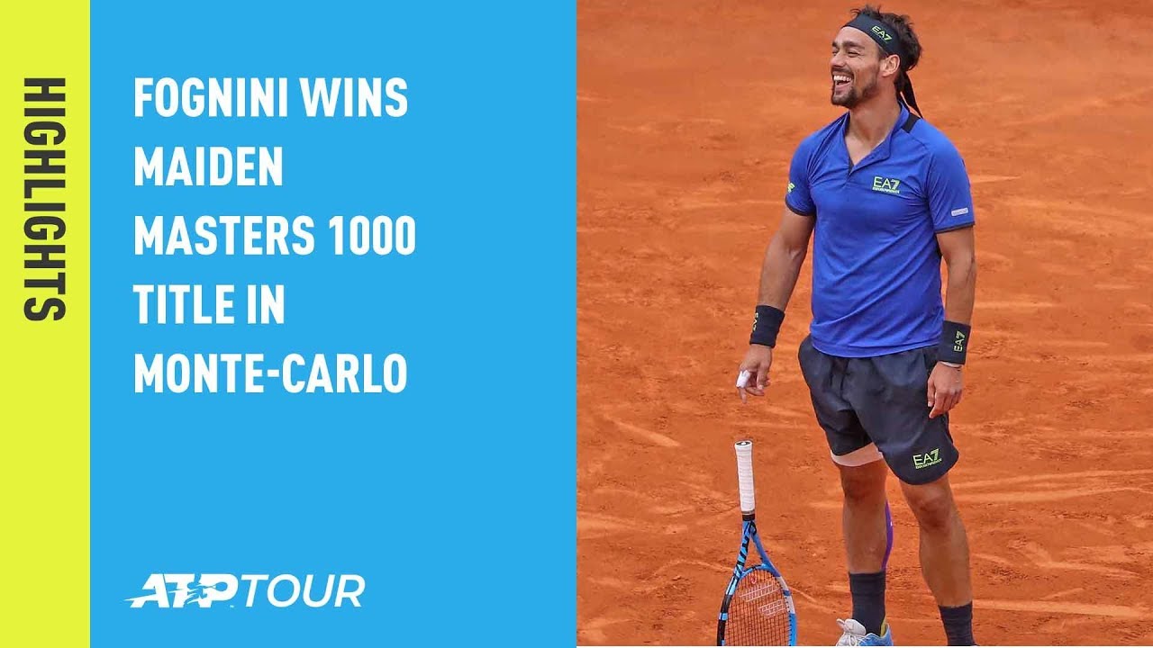 Highlights: Fognini Beats Lajovic In Monte-Carlo For Maiden Masters 1000 Title