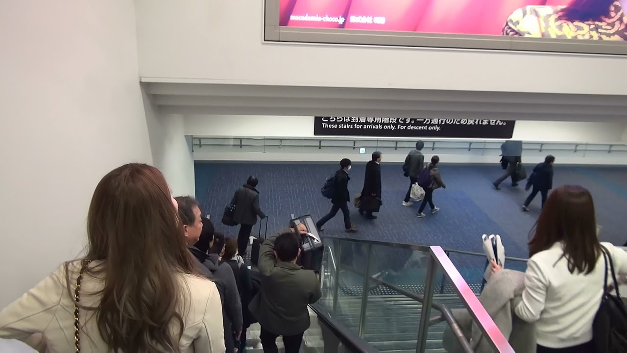 【羽田利用者必見】飛行機を降りてからモノレールまでリアルタイム（ターミナル１）