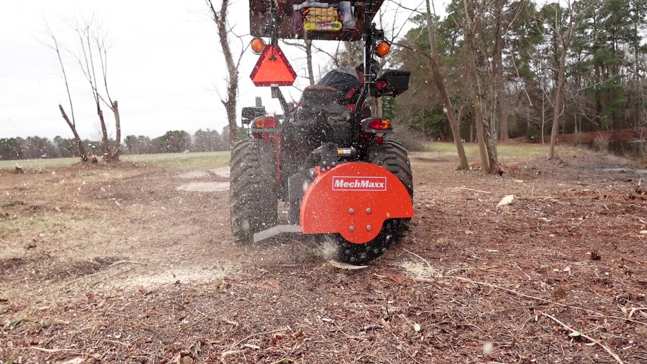 MechMaxx Stump Grinder - A Wood Eating Machine