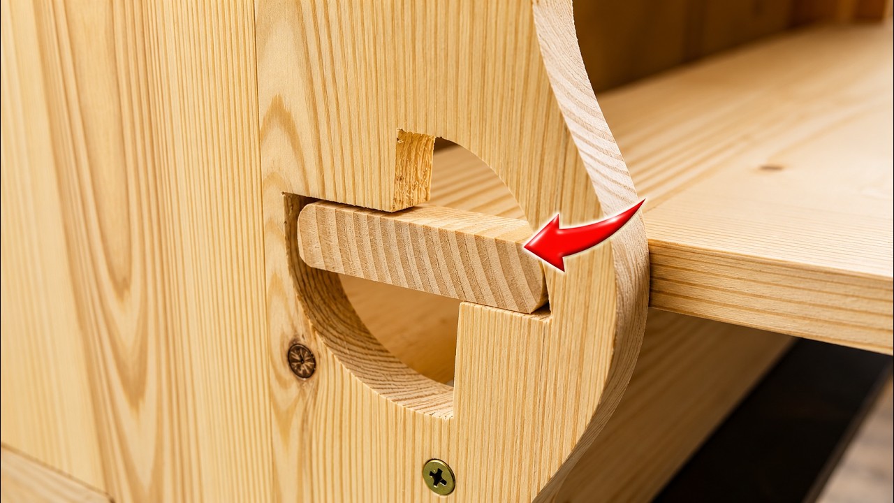Creative DIY Ideas With Recycled Wood // Storage Box With A Unique Opening And Closing Mechanism