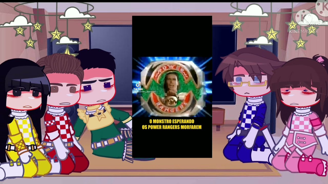 •|Power Rangers reagindo a outros Power Rangers•|gacha club