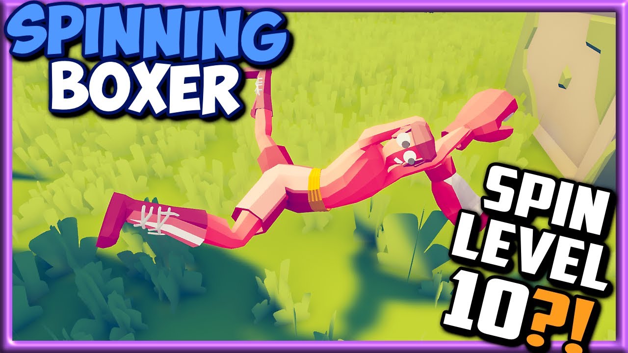 Spinning Knock Out! Spinning Boxer vs Every Faction - Totally Accurate Battle Simulator