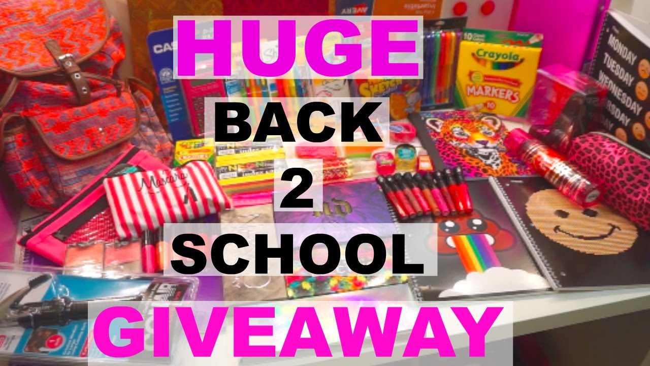 HUGE BACK TO SCHOOL GIVEAWAY! ✨ CLOSED ✨