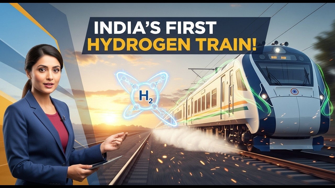 Historic Moment! India Launches Trial Run of Its First Hydrogen-Powered Train
