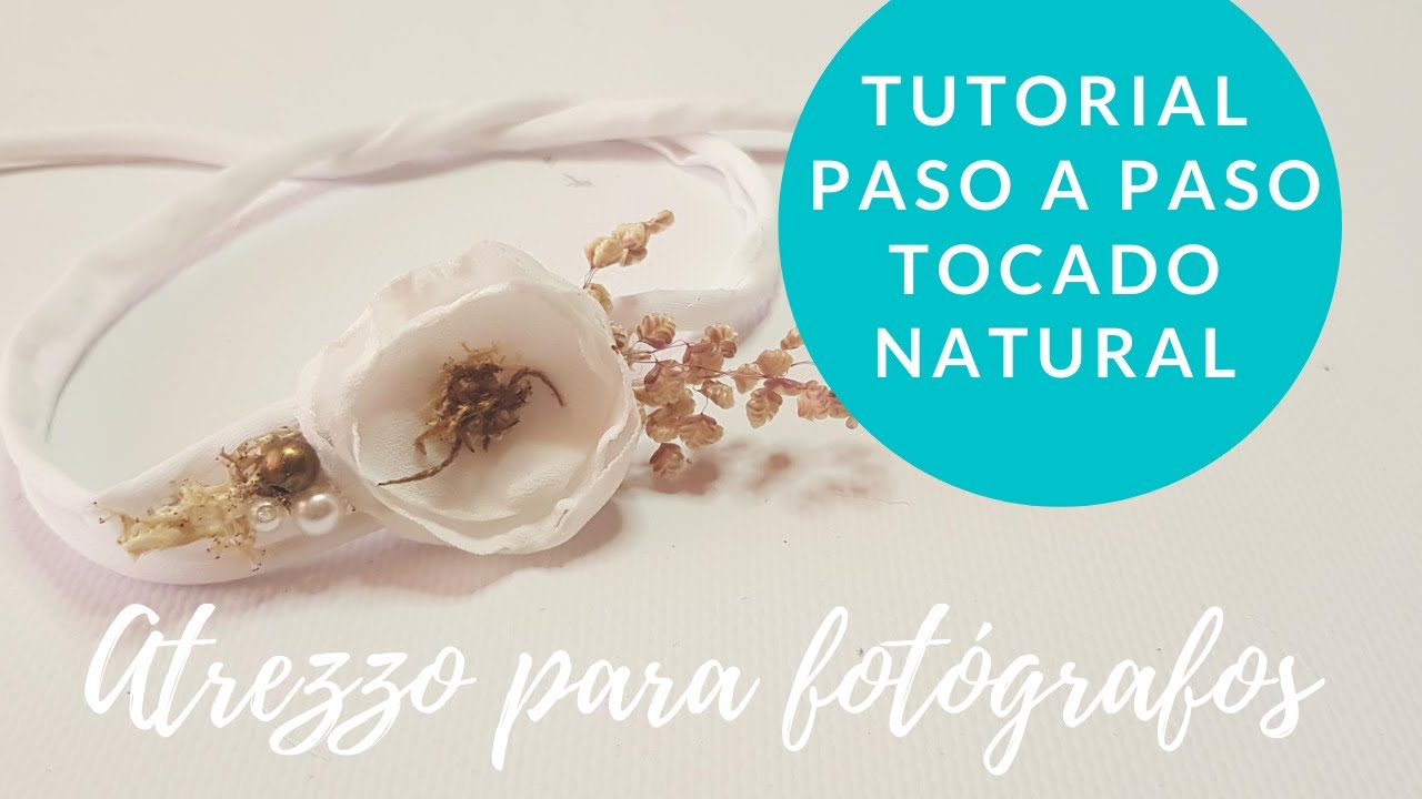 Tocado natural para bebes paso a paso