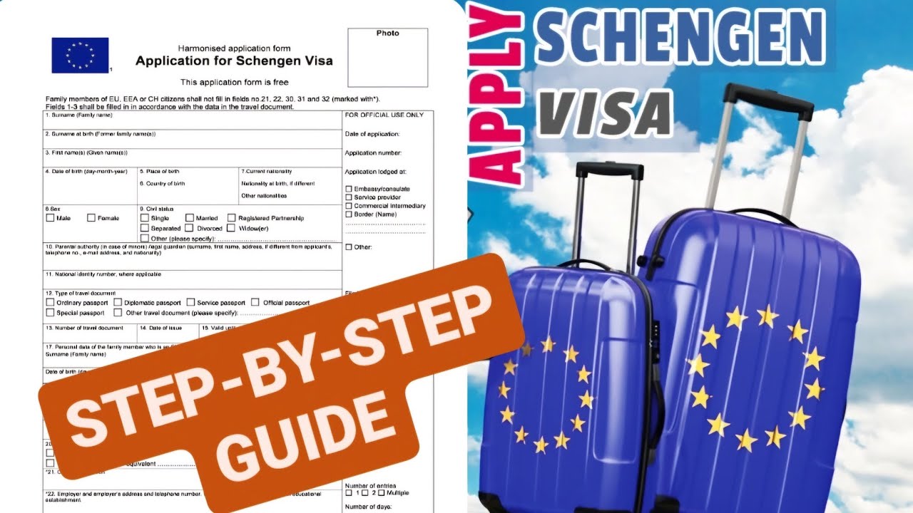 How to fill Schengen Visa Application Form | Step  By Step Guide | 2024 | Europe (Hindi &  English)