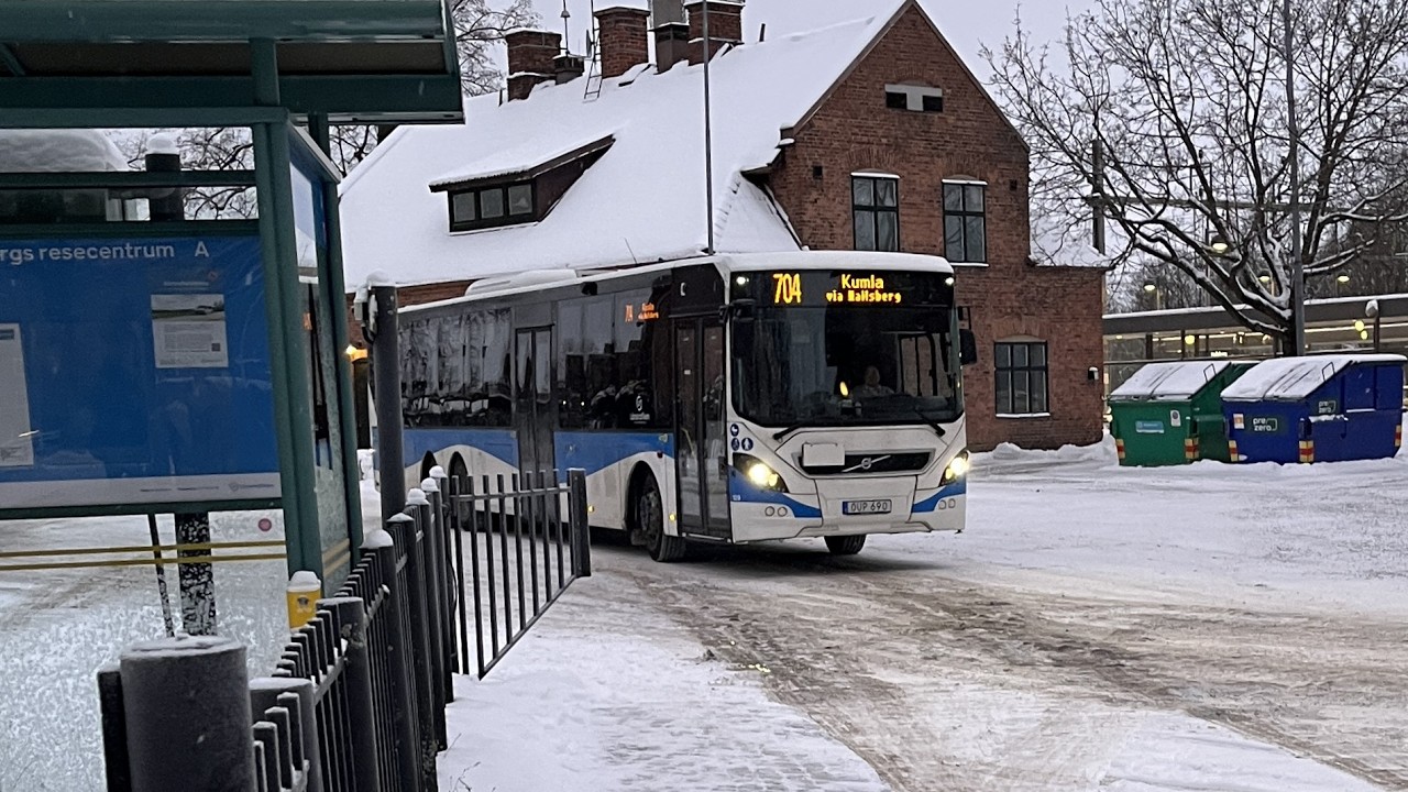 Linje 704 från Hallsberg Resecentrum till Norrby