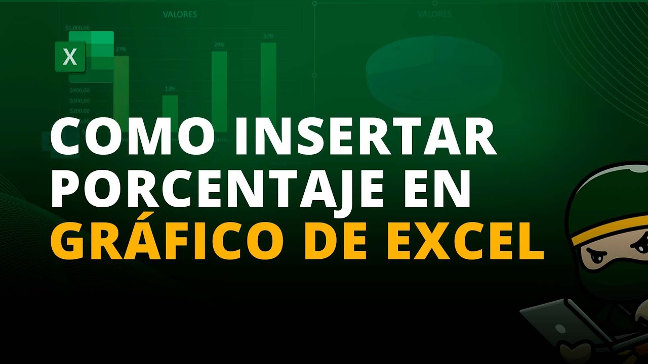 Como Insertar PORCENTAJE EN GRÁFICO de Excel (Dos formas Prácticas)