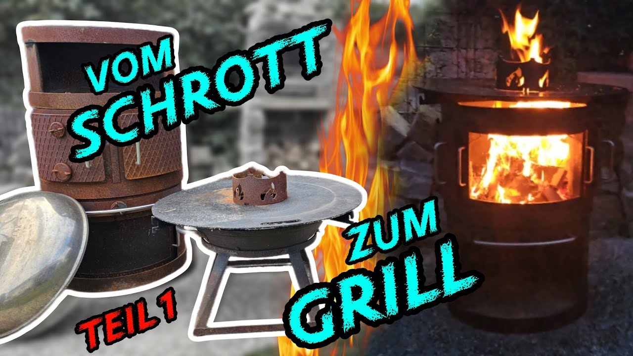 Feuerplatten Grill bauen, GENIAL, vom Werkstattofen zum Grill, Teil 1/3 Der Unterbau