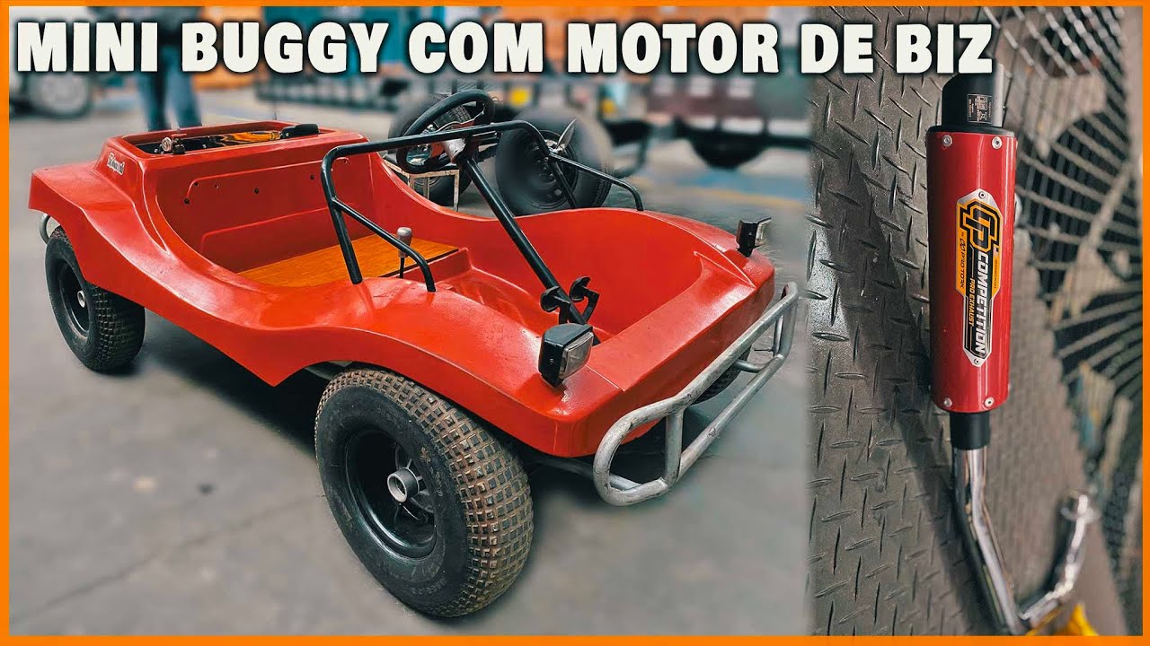 MINI BUGGY COM MOTOR DE BIZ - Novo projeto do canal DIY