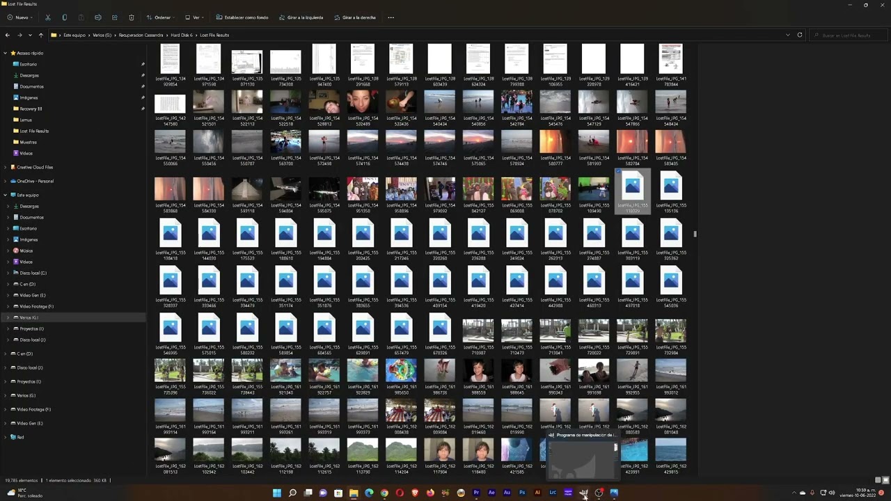 Reparar archivos jpg, bmp