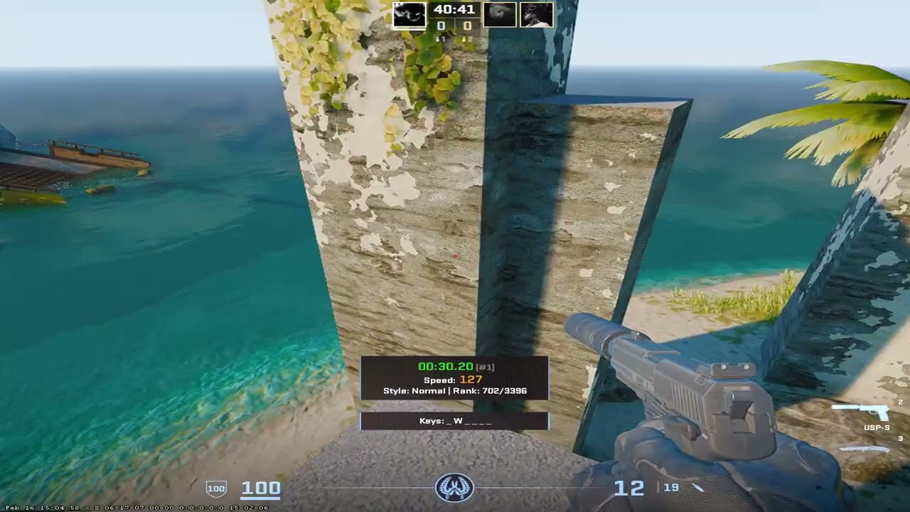 my first kz map on CS2