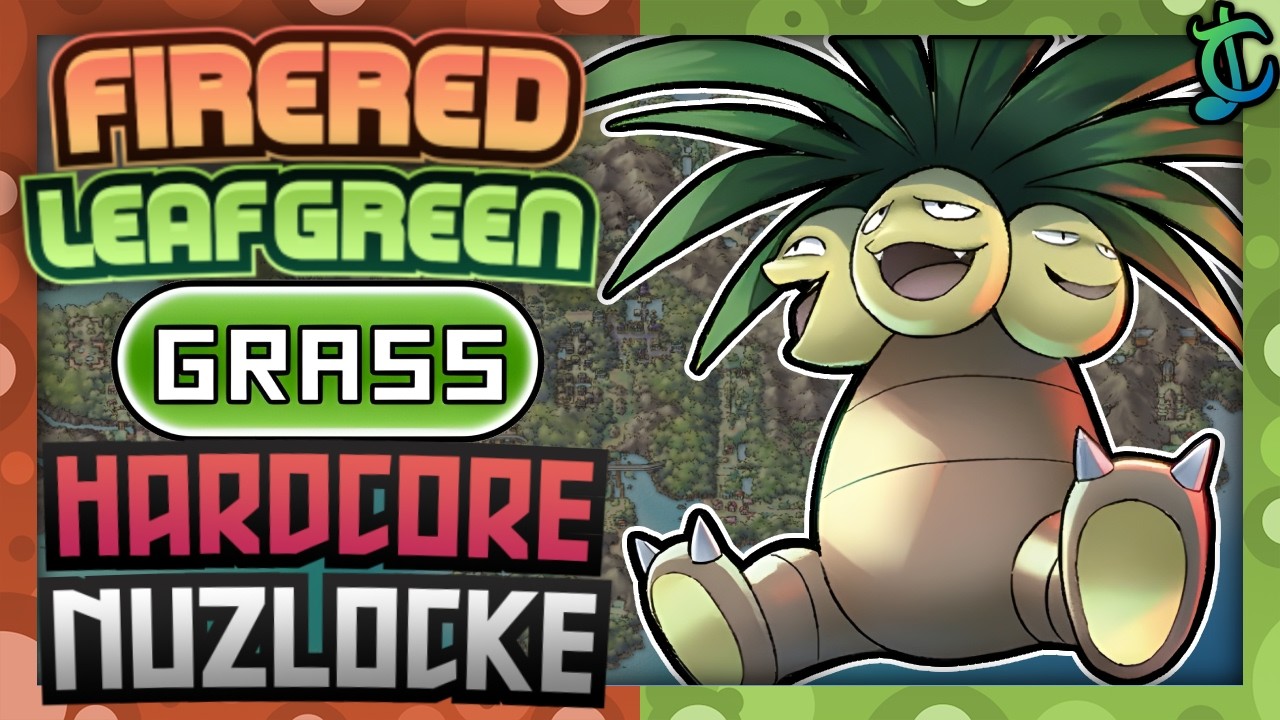 Прохождение Pok&eacute;mon FireRed & LeafGreen в режиме Hardcore Nuzlocke &mdash; только травяные покемоны! (Б...