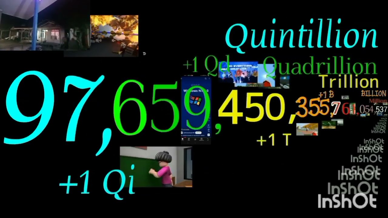 0 To Millinillion With Sounds (6/1000)