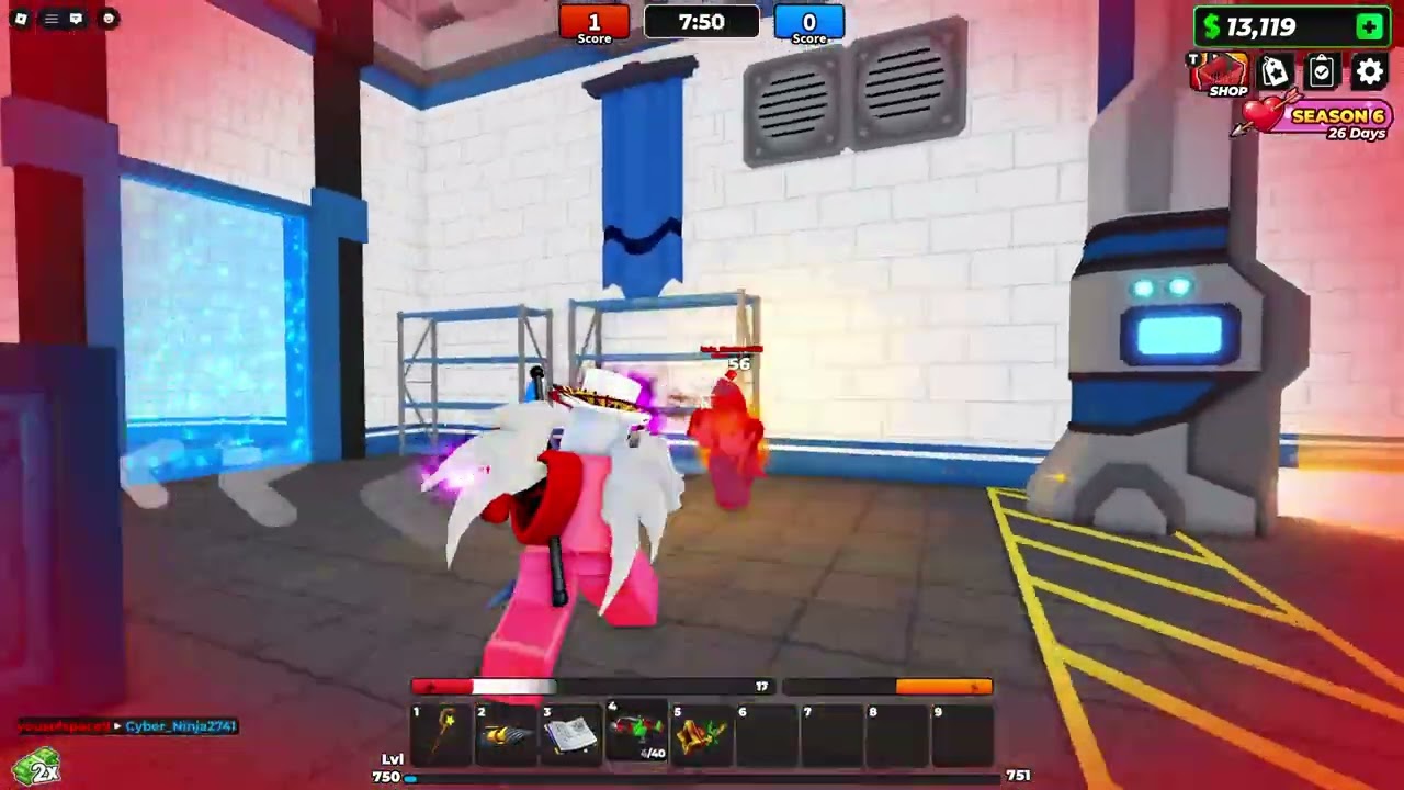 Roblox F.W. ll Valentine's Day event! (Day 1 of grinding for a Tommy Gun)