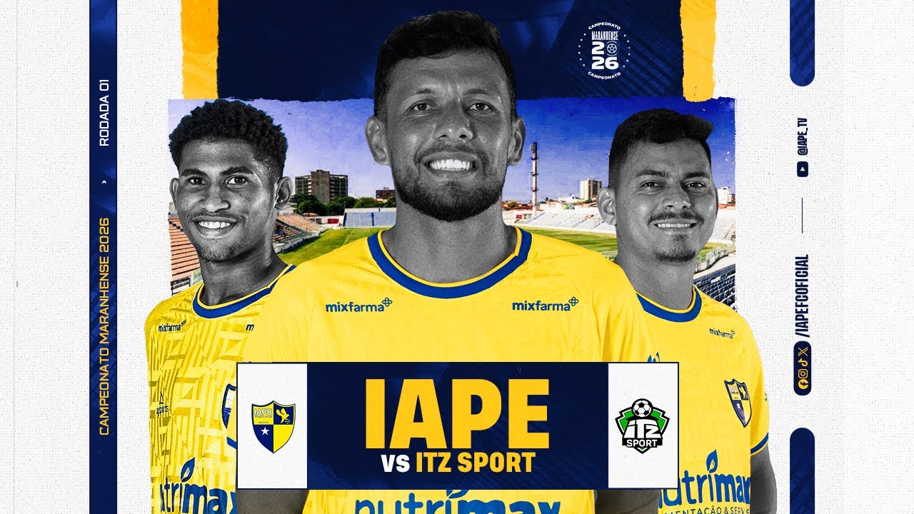 AO VIVO IAPE X ITZ SPORT | CAMPEONATO MARANHENSE 1&ordf; RODADA - 11/01/2025