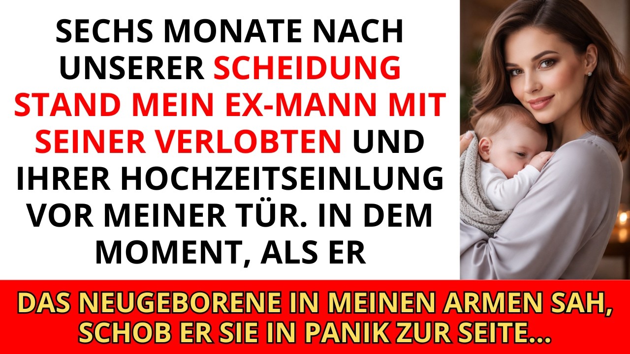 6 Monate nach der Scheidung💔 kamen mein Ex und seine Verlobte👫, um mich einzuladen💌 — als er mich...