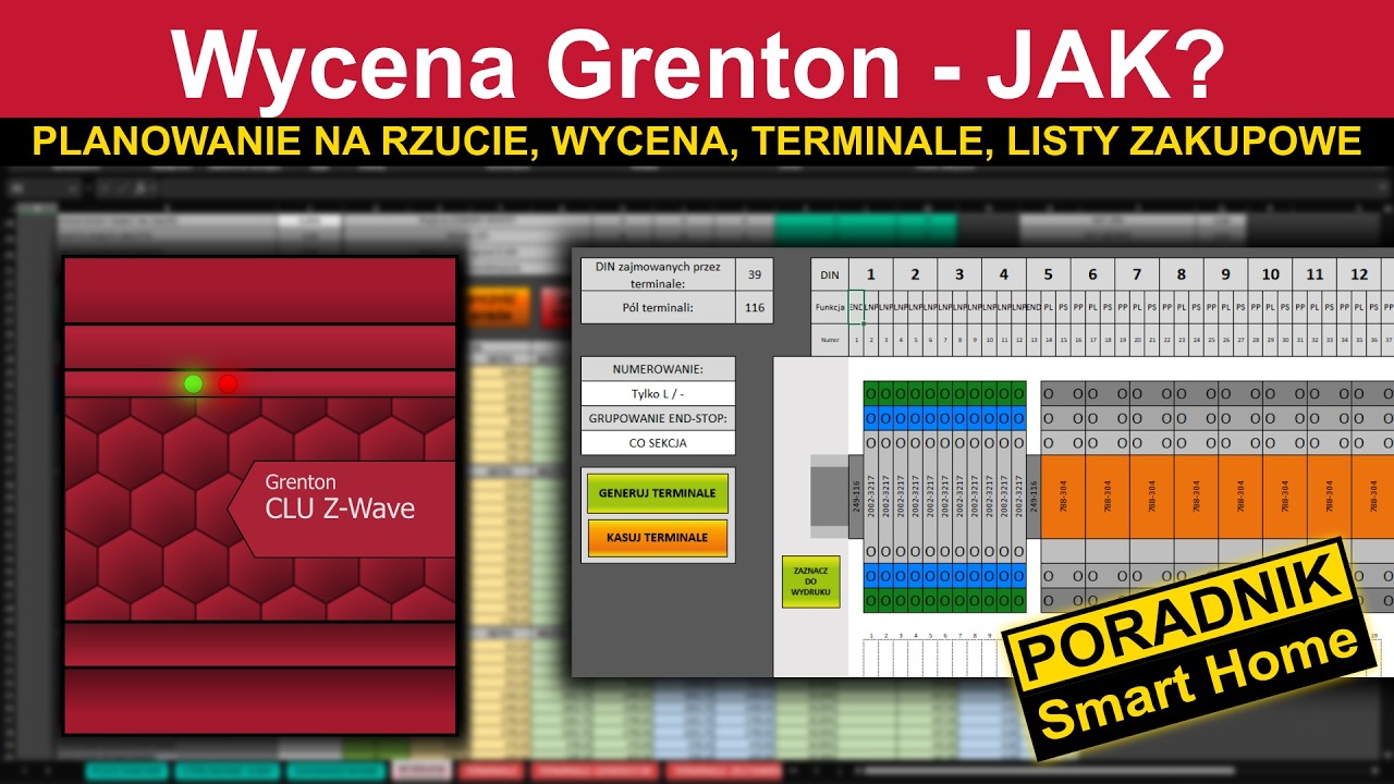 Jak planuję i wyceniam Grenton? Od kontaktu z klientem po ofertę i dokumentację wstępną i zakupy.