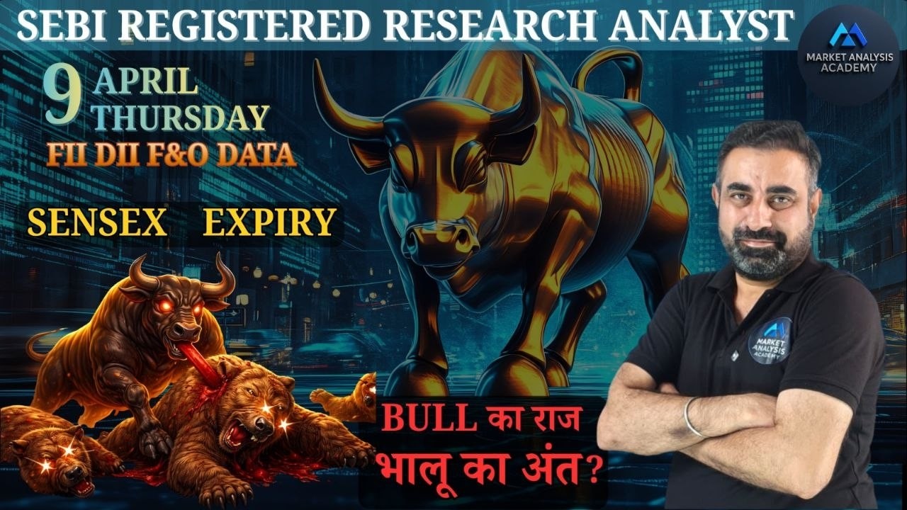 Sensex Expiry 🔥 Nifty & Bank Nifty Analysis for Thursday | 9 April 2026 | Nifty Tomorrow Prediction
