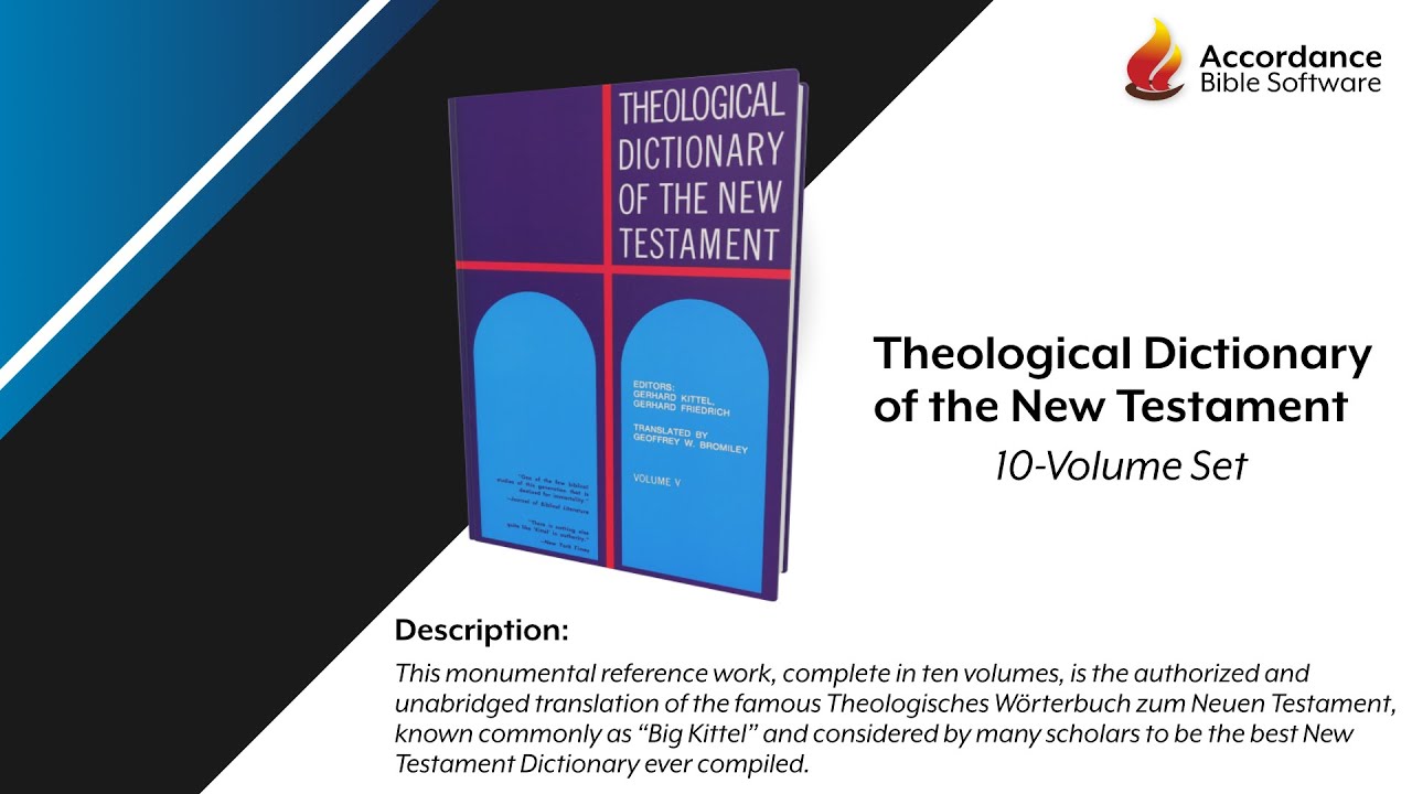 Theological Dictionary of the New Testament (10 Volumes) Product Overview