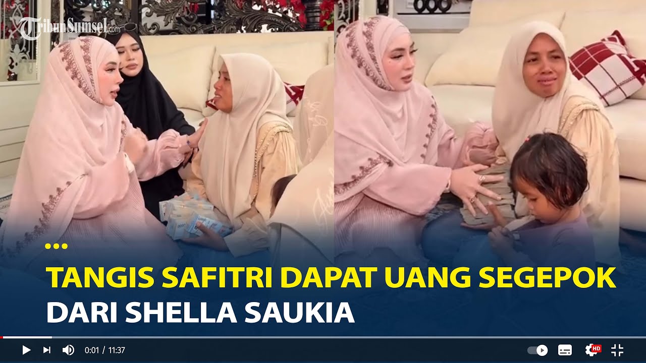 Melda Safitri Menangis Haru Dapat Uang Segepok dari Shella Saukia, Viral Dicerai Suami Lolos PPPK