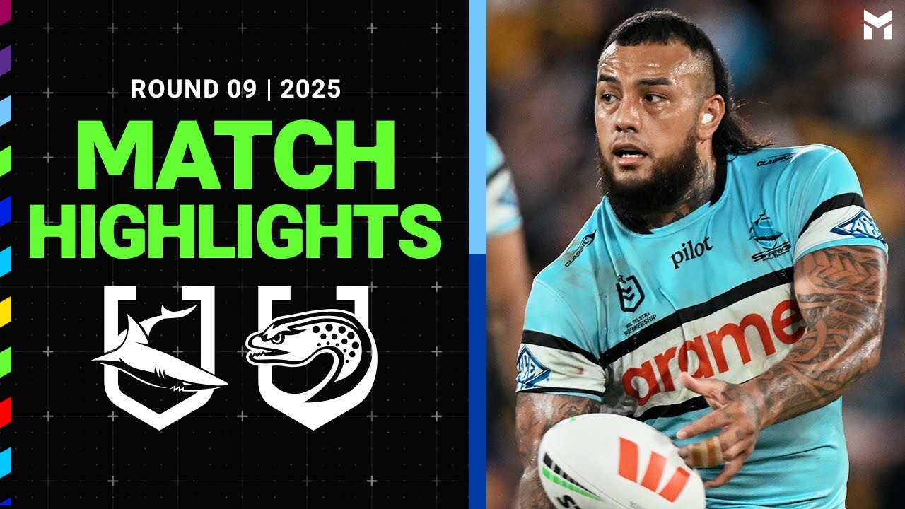 NRL Highlights | NRL Match Highlights 2025 | Sharks v Eels | Round 9
