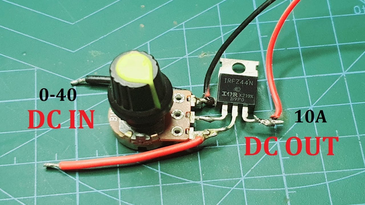 Voltage Regulator 40v To 1.5v [new electrical project]