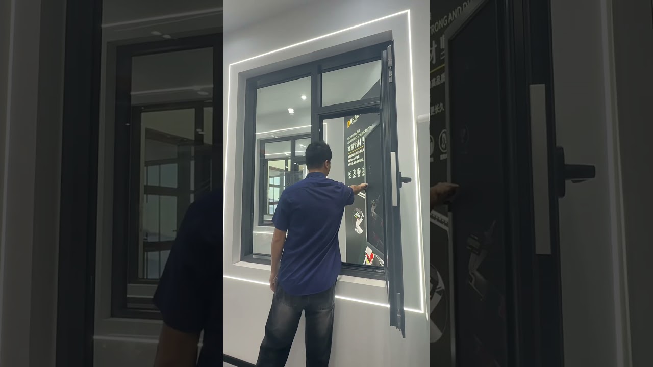 Inward-opening and tilting system window