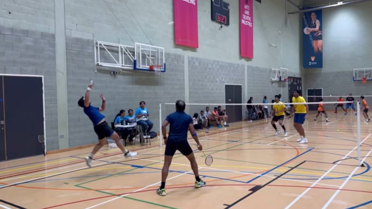 Shan Bazil vs shinu prasanna Netsmaash badminton tournament 2024 Sunderland