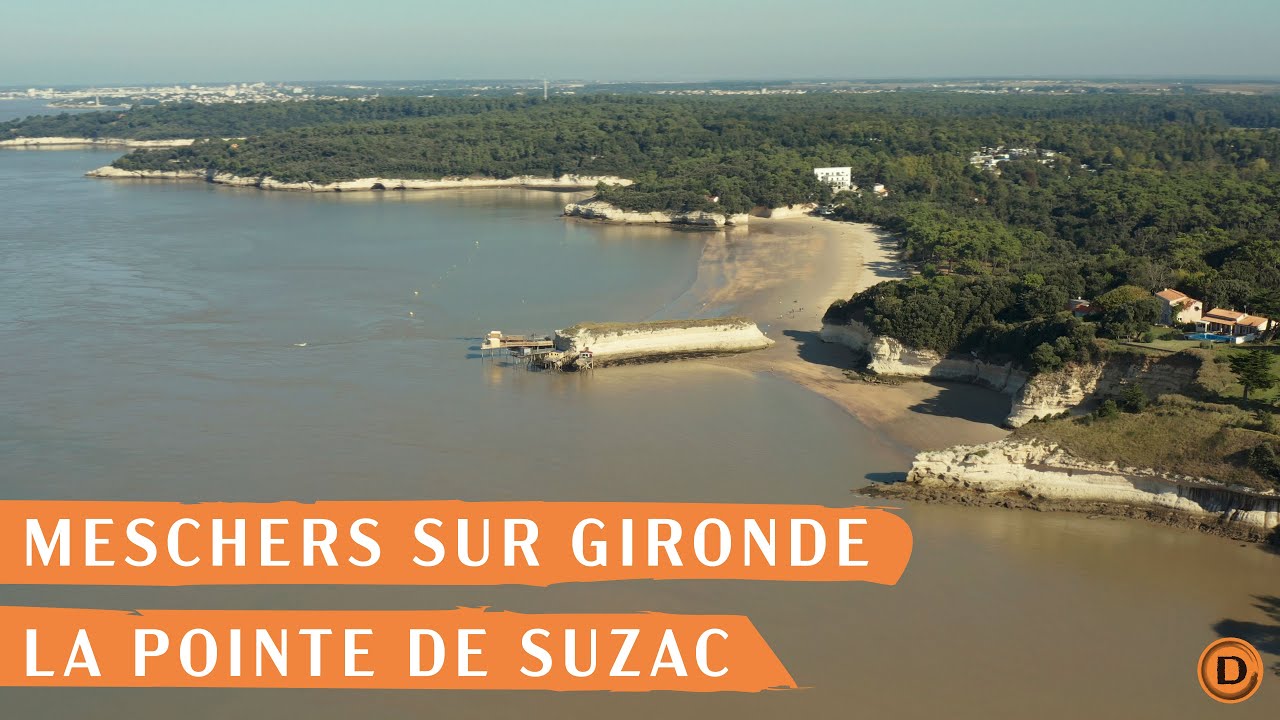 Meschers sur Gironde, La Pointe de Suzac - Drone - Documentaire Aérien 4k - Aerial Footage 4k