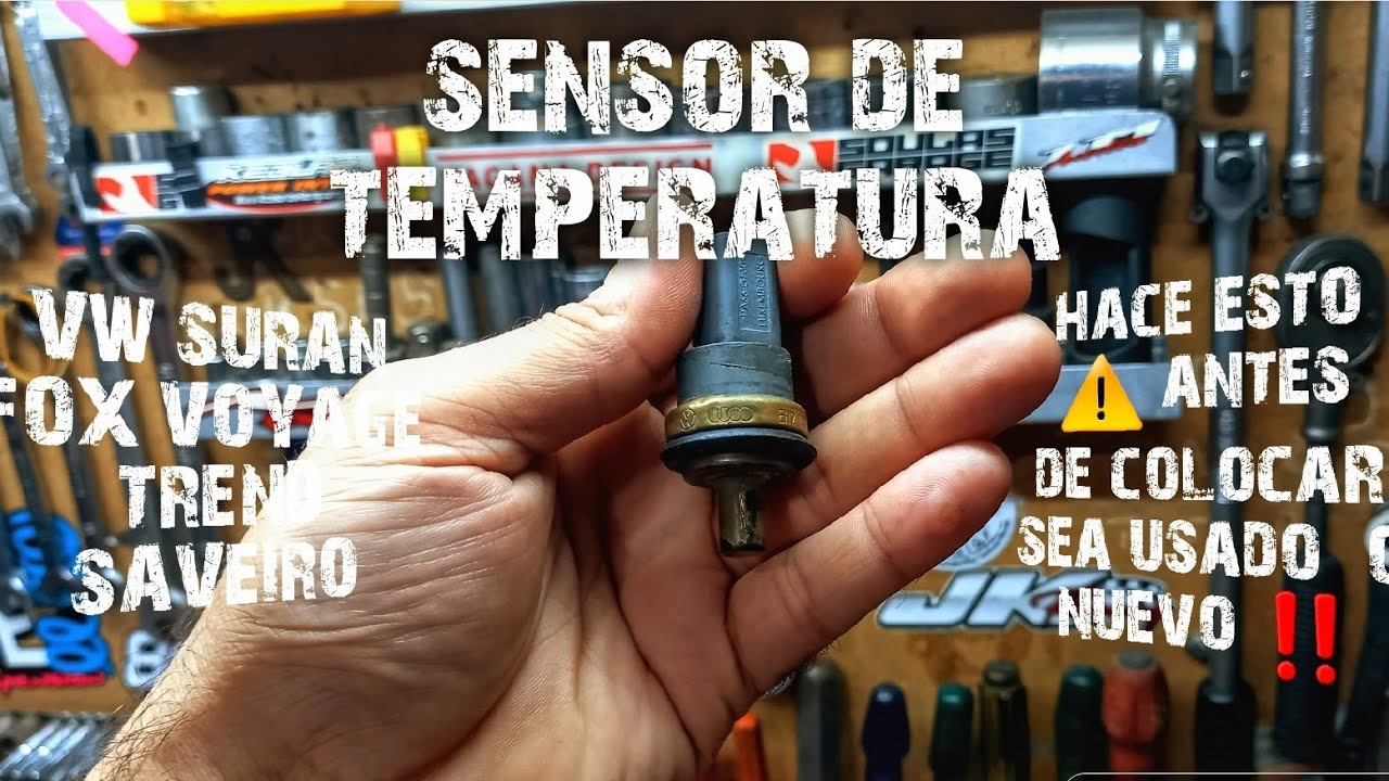 Sensor de temperatura VW 8V SURAN FOX TREND VOYAGE SAVEIRO hace ESTO ANTES DE CAMBIARLO ‼️😉