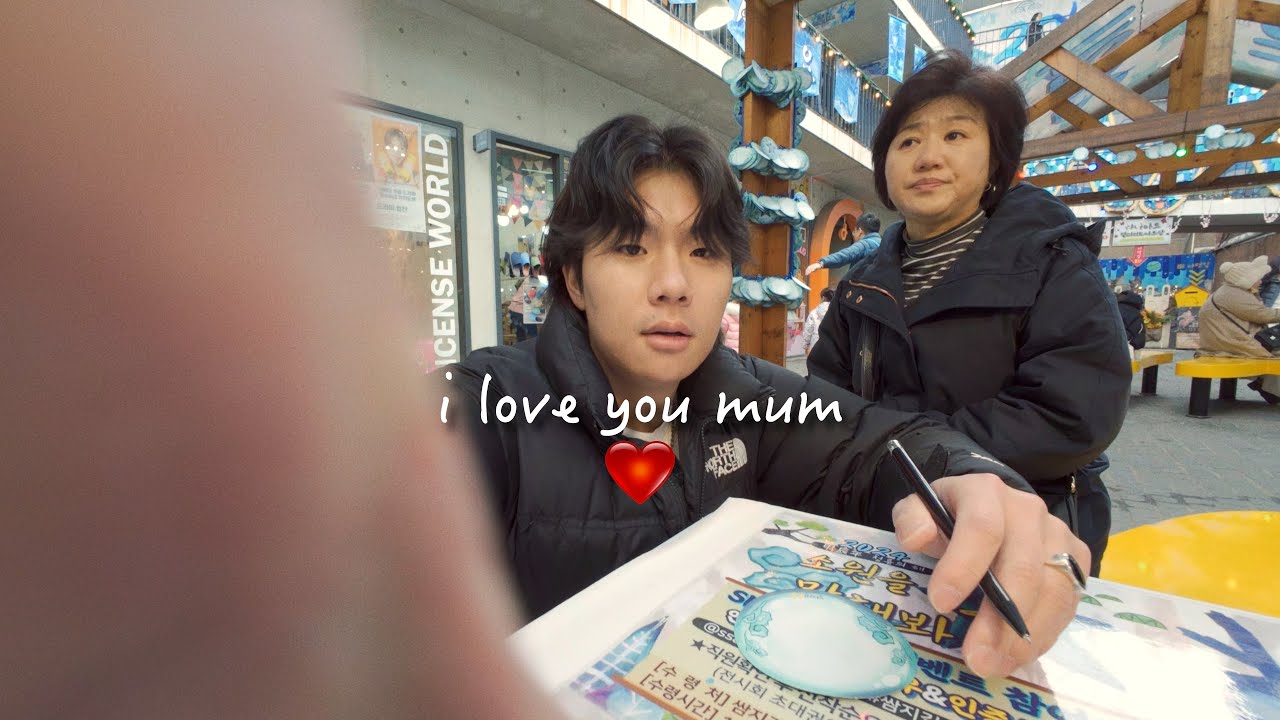 pov: my mom takes me on a date in korea.