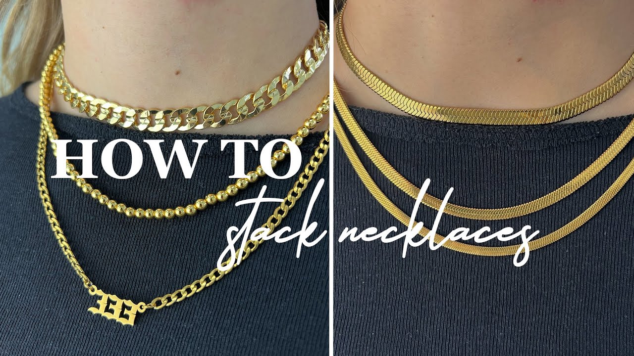How to stack necklaces PERFECTLY | Jewelry Styling 101