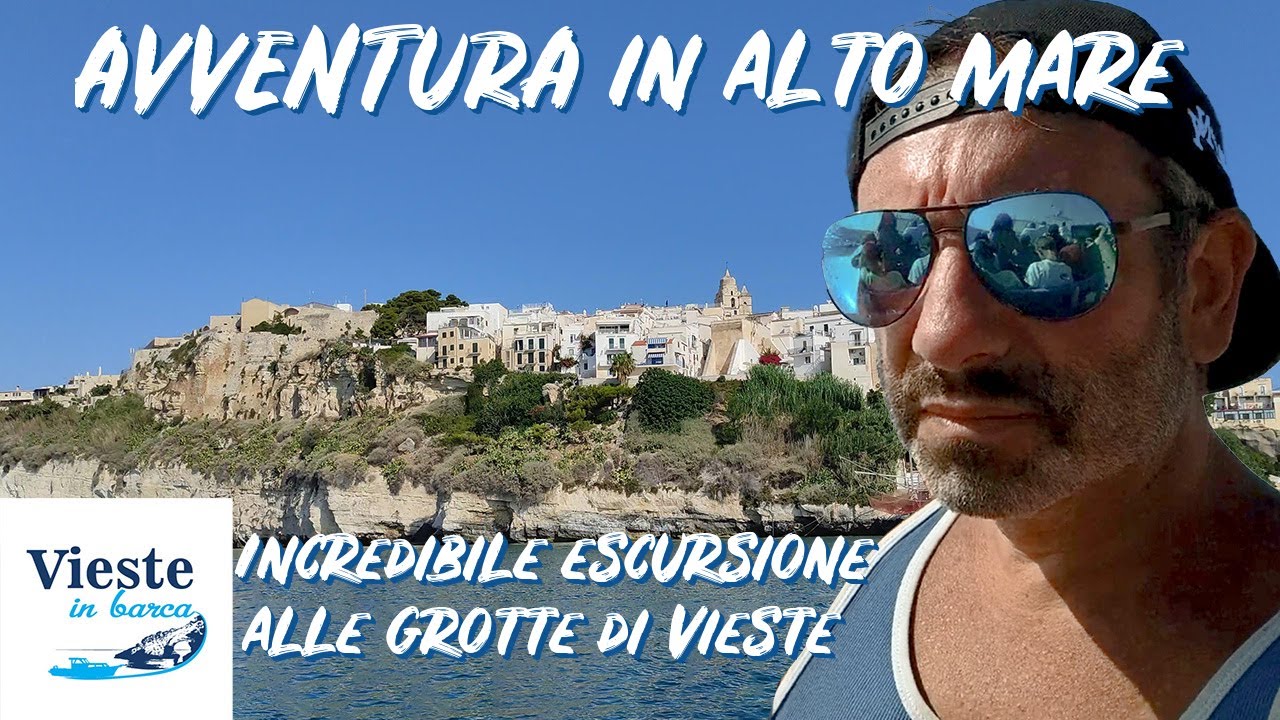 PAZZESCA AVVENTURA IN ALTO MARE! * INCREDIBILE ESCURSIONE ALLE GROTTE MARINE DI VIESTE - PUGLIA *