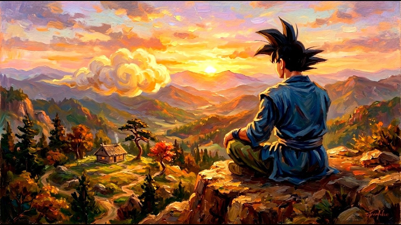 Goku's Quiet Moment 🌄 | Dragon Ball Lofi for Peace & Gratitude